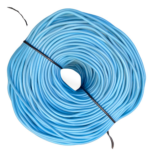 150 Mts Rollo De Cordón De Pvc 5mm 3,5 Kg Celeste