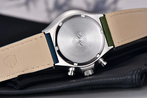 Reloj Hombre Rollstimi Pagani Desing Rt-7932 V Cuarzo Crono Azul Marino Y Verde Plateado Blanco