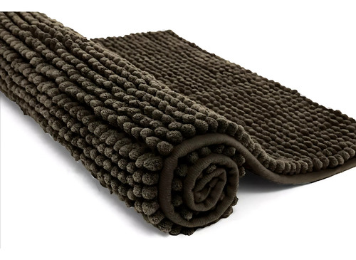 Tapete | Banheiro Bolinha Antiderrapante | 60cm X 40cm Cor Marrom