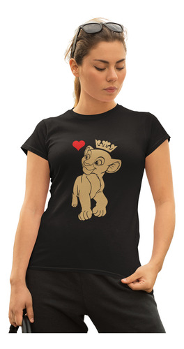 2 Playeras Pareja Duo Novios El Rey Leon Simba Nala Reyna