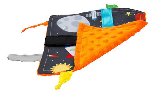 Manta Con Etiqueta Sensorial Para Bebés Con Tela Minky Dot