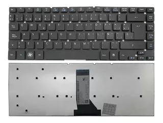 Teclado Acer Aspire E14 E5-411 E5-471 E5-421 E5-421g 3830t Color Negro