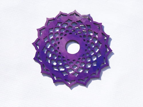 Imagen 9 de 10 de 7 Chakras Reiki De 10 Cm X 10 Cm Mdf 3mm Mandalas