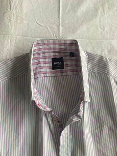 Camisa Hugo Boss Botones Y Manga Corta