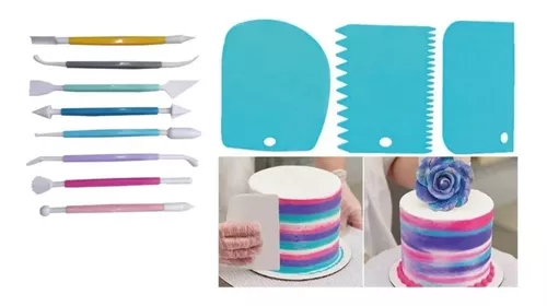 Espatula Peine Para Decorar Pasteles | MercadoLibre ?