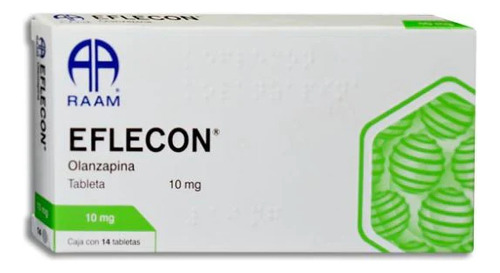 Olanzapina 10 Mg Eflecon Caja Con 14 Tabletas