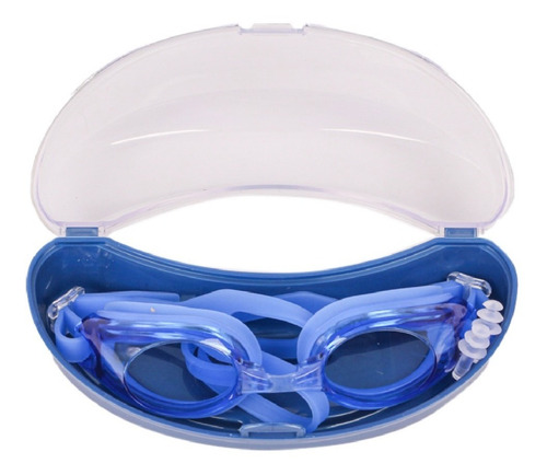 Imagen 4 de 8 de Antiparras + Tapones De Natación Pileta Para Adultos