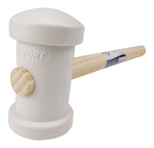Martelo Azulejista Borracha Dlucca 40mm Branco 100gr