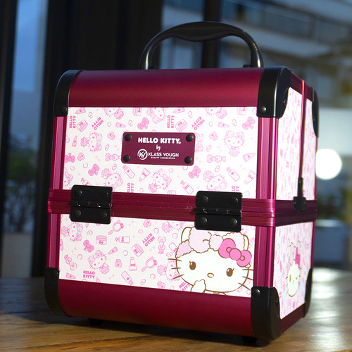 Hello Kitty Maleta Rosa Compacta Com Compartimentos Dbhk-02r