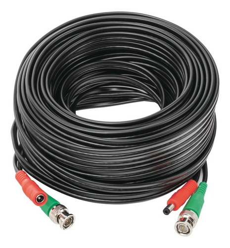 Cable Cctv Siames 20 Mts Para Camaras Seguridad Bnc Energia