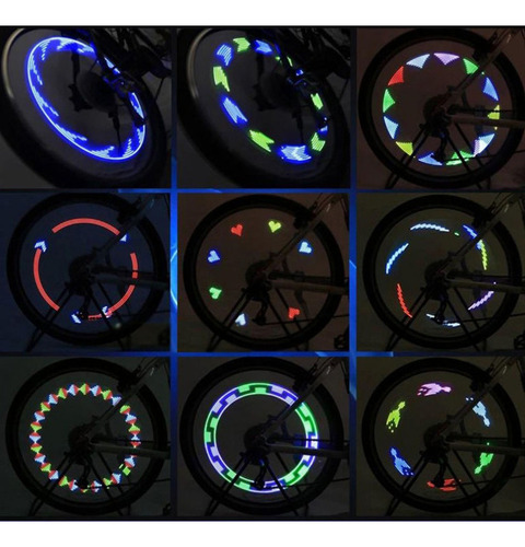 14 Led Llanta Rueda Luces Encendido Apagado Flash Luz De 30
