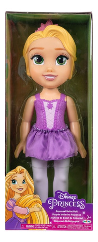 Boneca Disney Princesa Rapunzel Bailarina 38cm Multikids