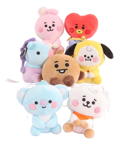 Pelucias Bts Bonecos Fofos Bt21 Kpop Armys Todos 7 Mascotes
