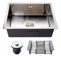 Comprar Cuba Gourmet Pia Inox Quadrada Cozinha Luxo 50x45 Acessórios Revomax Cor Prata