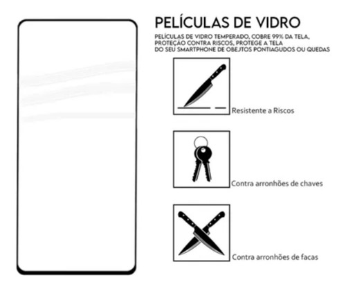 5 Película Vidro Premium 3d Para Samsung Galaxy A05 A06 A05s
