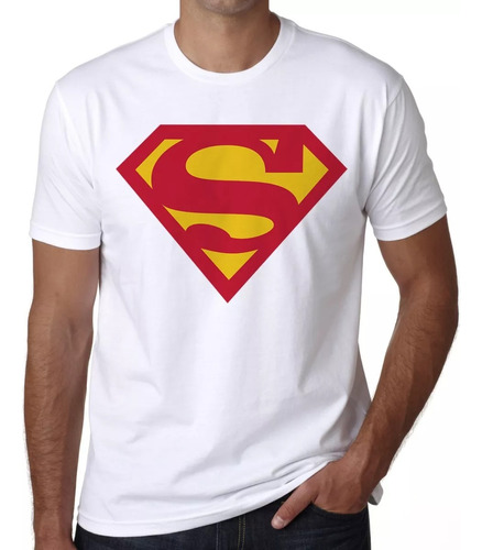 Playera Logo Superman Dc Comics Token A La Moda