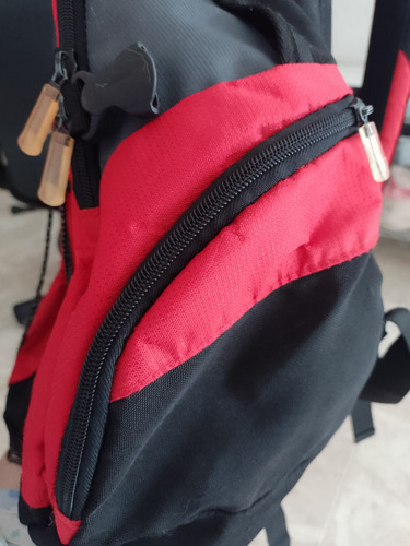 Mochila Senderismo Viaje Camping Urbana 30 L Impecable Gris Oscuro Liso (Usado)