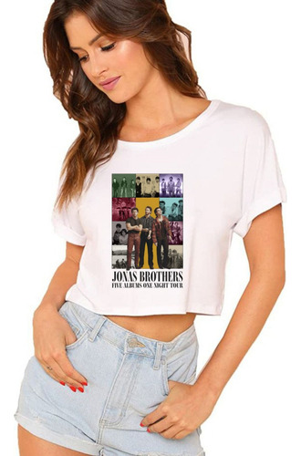 Camiseta Jonas Brothers Tour - Oversize Corta