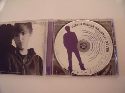Cd Justin Bieber, Never Say Never Remixes (Usado)