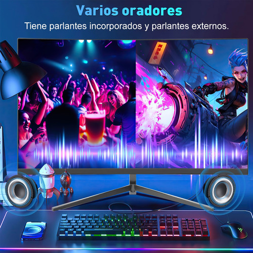 Monitor Gamer Con Pantalla De 24 100hz 127v Y Resolución Hd