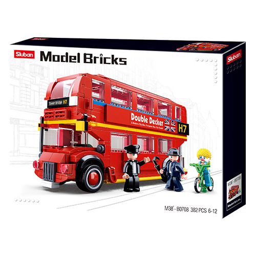 Juego De Bloques Sluban Model Bricks London Bus 402 Pzs Ub
