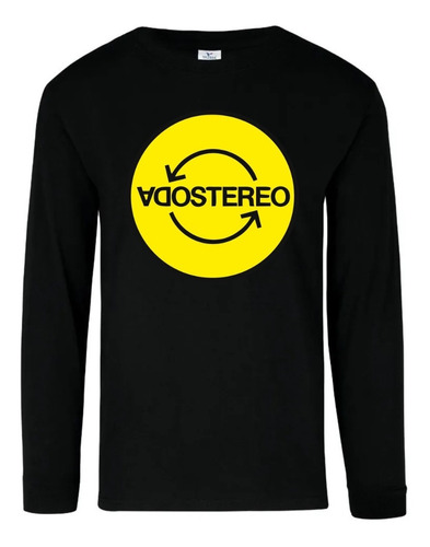 Camiseta Soda Stereo Manga Larga Camibuso Sueter