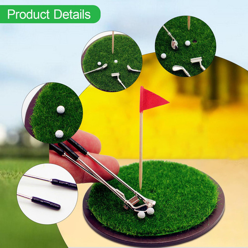 1: 6 Y 1:12 Mini Golf Golf Set Golfing Club Kit, Accesorios