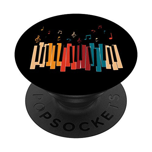 Notas De Música Colorido Teclado Piano Popsockets Hlh7t