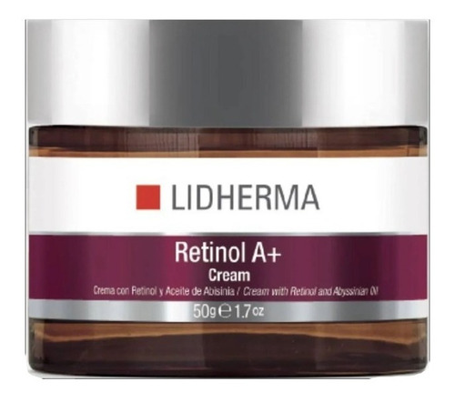 Imagen 1 de 10 de Retinol A+ Cream 50gr Renovador Celular Emoliente Lidherma