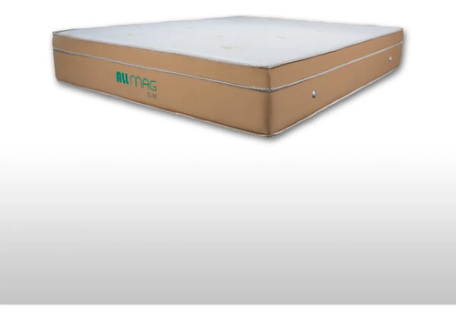 Colchão Ortopédico Queen 1,58x1,98 D45 Allmag Cor Bege Escuro