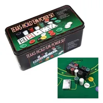 Comprar Set Poker Juego Con 200 Fichas Más Accesorios 