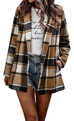 Ropa De Mujer De Primavera Y Otoño, Chaqueta De Lana, Blusa