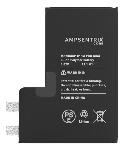 Bateria iPhone 12 Pro Max Ampsentrix (core)
