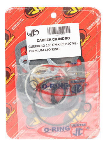 Junta Tapa De Cilindro Con Oring Guerrero Gmx 150 Jc