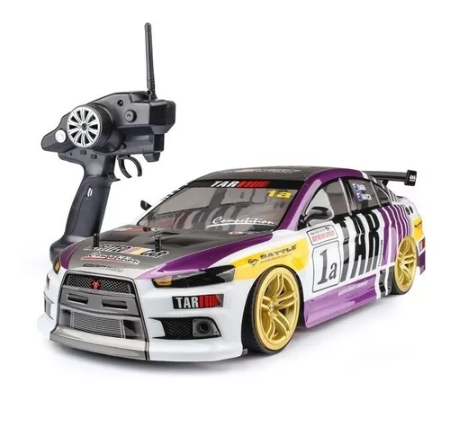 Carro de controle remoto racing 4wd Drift vel. Max. 70km/h