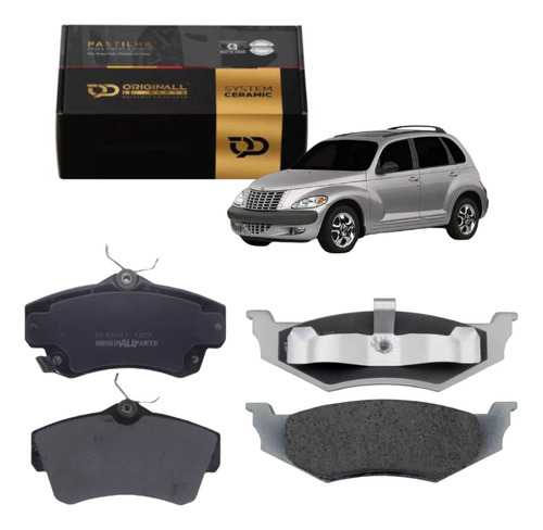 Kit Pastilha Freio Dianteira + Traseira Chrysler Pt Cruiser