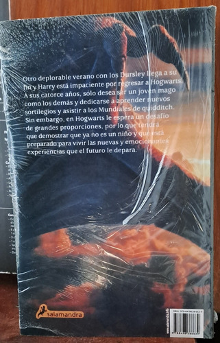 Libro Harry Potter Y El Cáliz De Fuego. Incluye Regalo