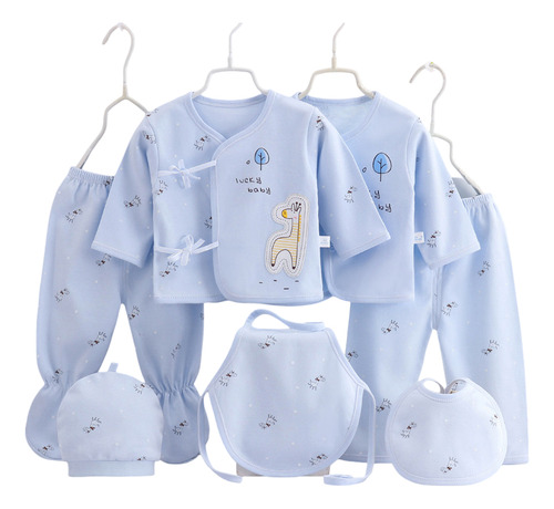 Conjunto De Ropa De 7 Piezas De Algodón Suave Y Transpirable