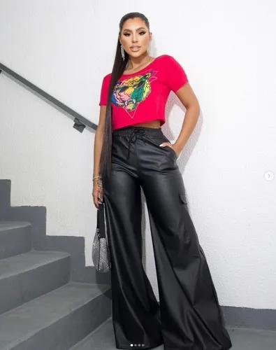 Cal a Maxi Pantalona Feminina Com Bolsos Parcelamento sem juros