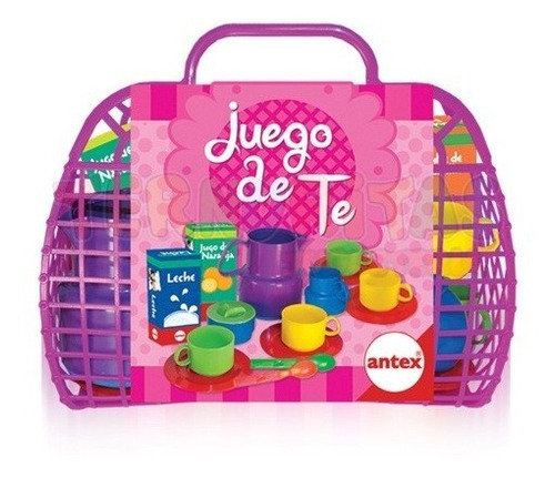 Juego De Te Canasta Picnic Infantil Aprender Jugar Antex