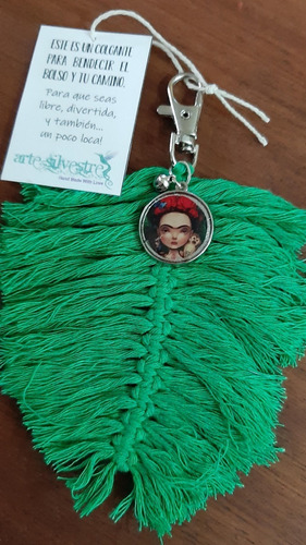 Imagen 2 de 5 de Llavero Y/o Protector Identificador De Bolso Frida Kahlo