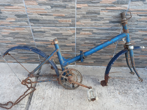 Cuadro Bicicleta Fue Plegable Rod 20 A Reciclar - No Envio