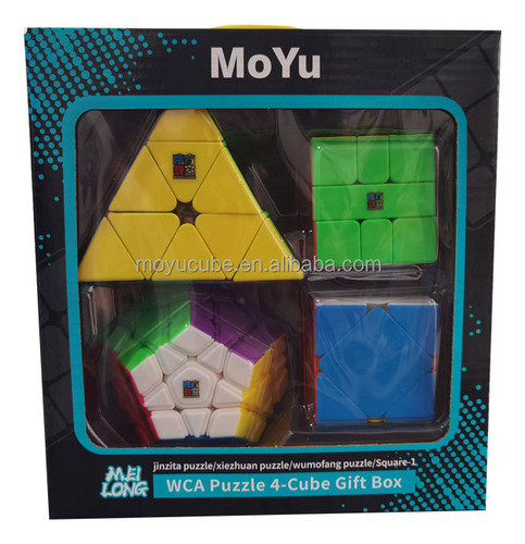 Juego De 4 Unidades Cubing Speed Bundle Moyu Mofangjiaoshi M