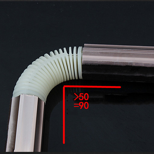 Qmx 2 X 5pieces 26mm / 28 Window Curtain Pole Corner Bend