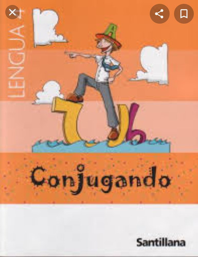 Conjugando Lengua 4 Santillana Libro Igual A Nuevo