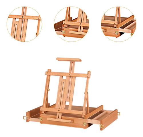 Cavalete De Mesa, Caixa De Pintura A Óleo, Acessórios De