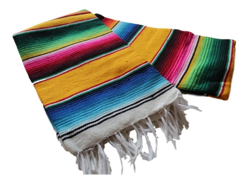 Imagen 4 de 9 de Sarape De Saltillo Mexicana Matrimonial (2pack)