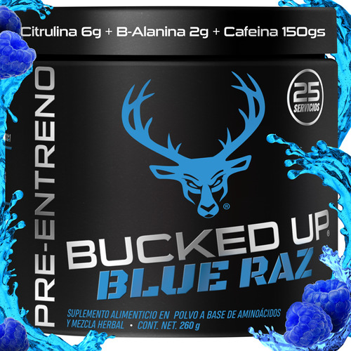 Bucked Up Pre Workout | Beta Alanina + Citrulina + Cafeina