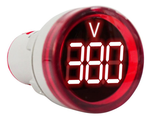 Voltímetro Digital Baw Led Rojo Ø 29mm P/ Panel 80 500volt