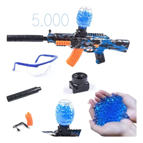comprar Arminha Automática De Gel Orbeez Com 5.000 Bolinhas Usb